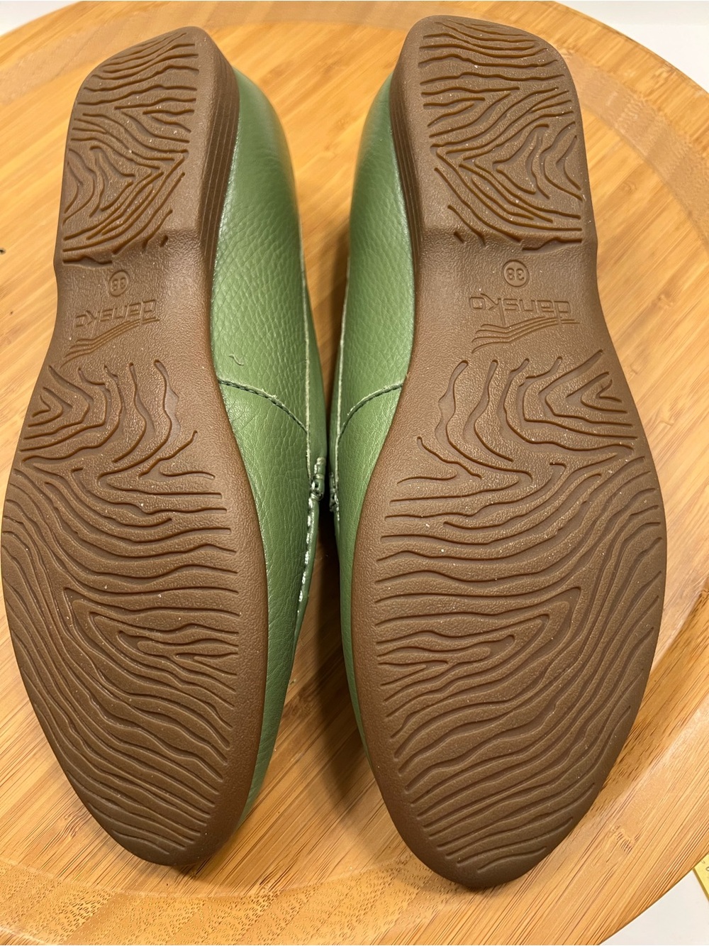 Dansko Lorri Leather NEW Woman’s Slip On GreenLoafers Size 38 US Sz 7.5 -8 - Picture 8 of 8